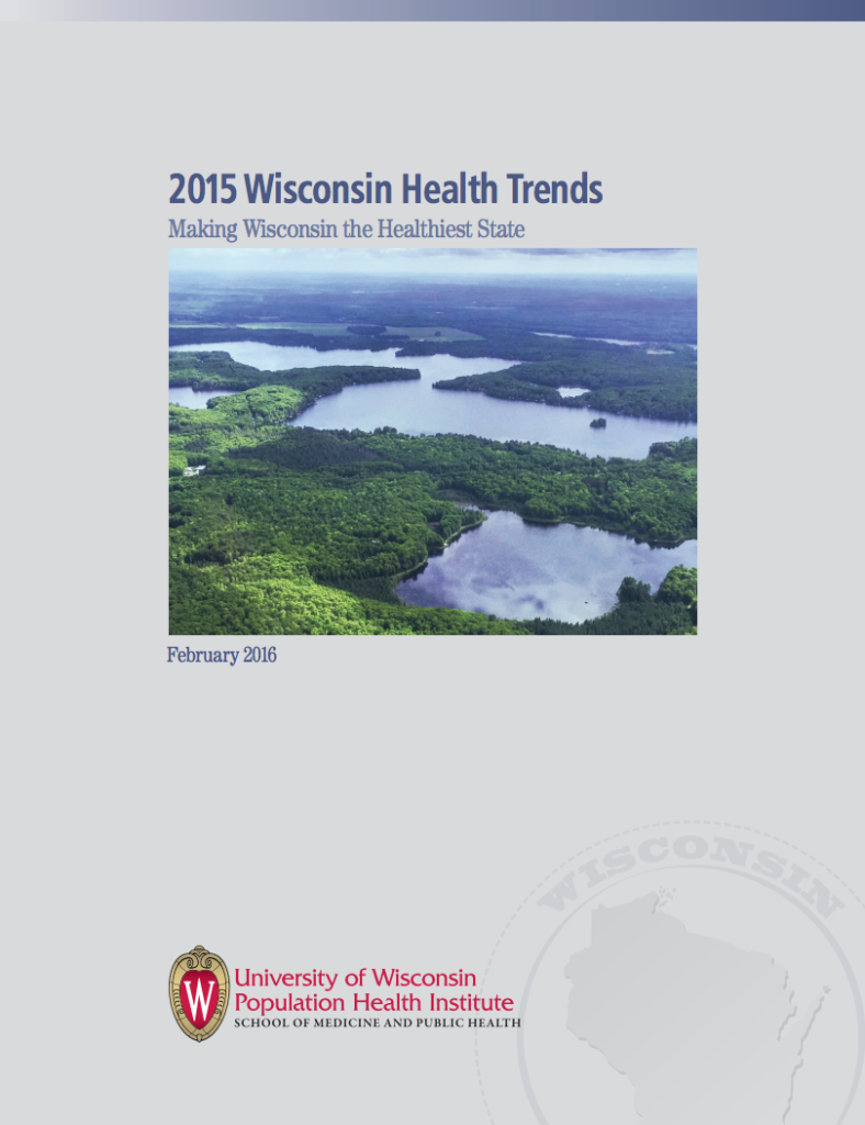 Cover of 2015 Wisconsin Health Trends report
