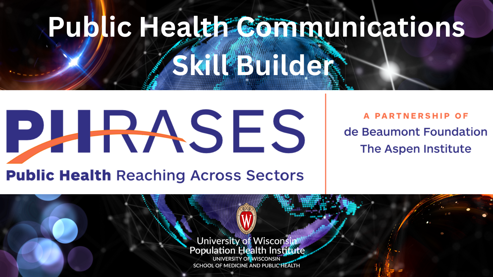 Promotional ad reading: Public Health Communications Skill Builder